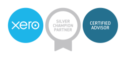Xero Silver Champion partner and certified advisor badge